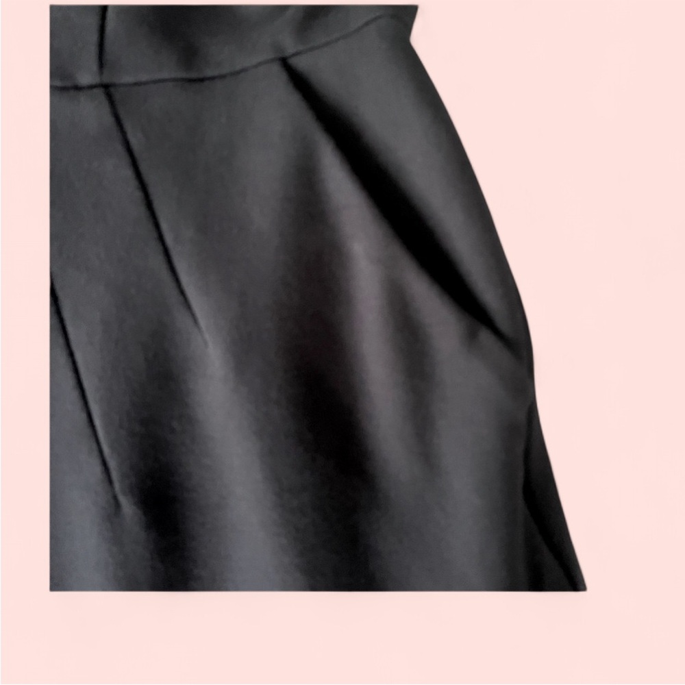 Lands' End Black Strapless Sheath Cocktail Dress - Picture 3 of 5